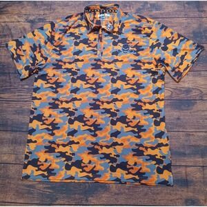 Tattoo Golf Camo Collection Short Sleeve Polo Shirt Men's XL